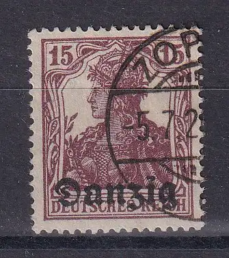 Freie Stadt Danzig  Nr 3 Gestempelt (Posten)