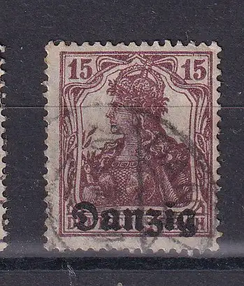Freie Stadt Danzig  Nr 3 Gestempelt (Posten)
