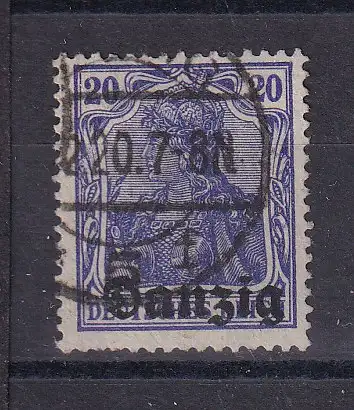 Freie Stadt Danzig  Nr 4 Falz / Gummimängel / *