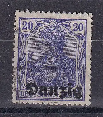 Freie Stadt Danzig  Nr 4 Gestempelt (Posten)