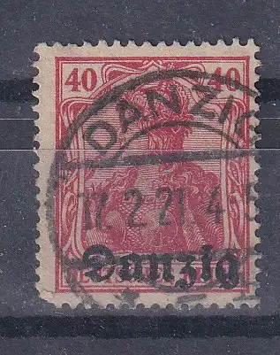 Freie Stadt Danzig  Nr 6 Gestempelt (Posten)