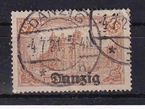 Freie Stadt Danzig  Nr 10 Gestempelt (Posten)
