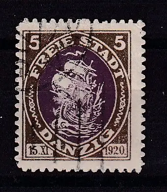 Freie Stadt Danzig  Nr 53 Gestempelt (Posten)