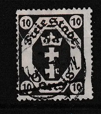 Freie Stadt Danzig  Nr 74 Gestempelt (Posten)