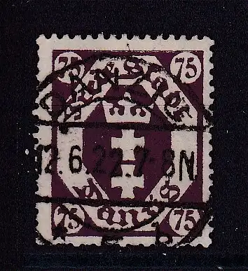 Freie Stadt Danzig  Nr 93 Gestempelt (Posten)