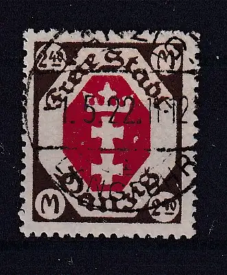 Freie Stadt Danzig  Nr 97 Gestempelt (Posten)