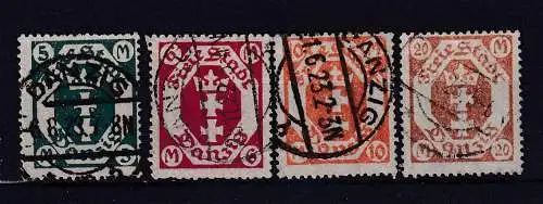 Freie Stadt Danzig  Nr 108/11 Gestempelt (Posten)
