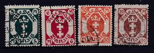 Freie Stadt Danzig  Nr 108/11 Gestempelt (Posten)