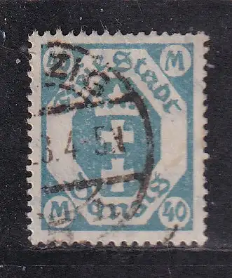 Freie Stadt Danzig  Nr 138 Gestempelt (Posten)