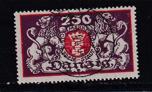Freie Stadt Danzig  Nr 119 Gefälligkeitsstempel