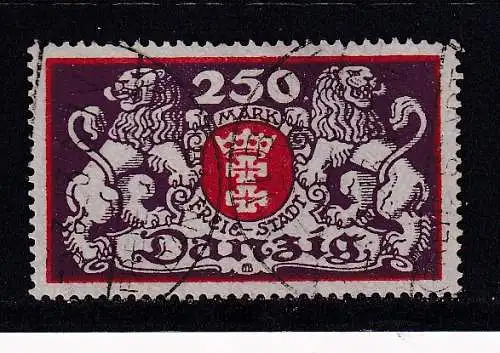 Freie Stadt Danzig  Nr 119 Gefälligkeitsstempel