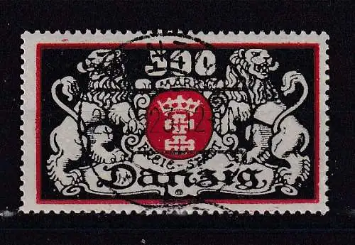 Freie Stadt Danzig  Nr 120 Gefälligkeitsstempel