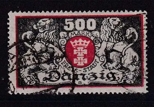 Freie Stadt Danzig  Nr 120 Gefälligkeitsstempel