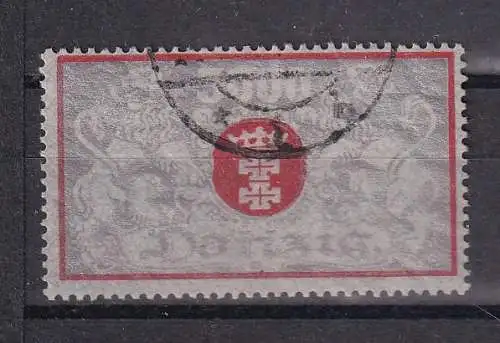 Freie Stadt Danzig  Nr 122 Gefälligkeitsstempel