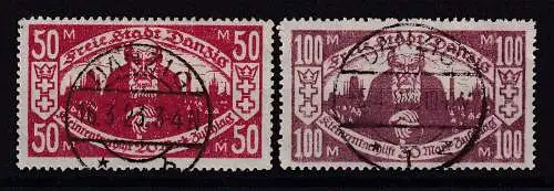 Freie Stadt Danzig  Nr 131/32 Gefälligkeitsstempel