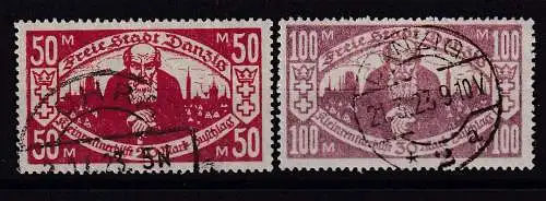 Freie Stadt Danzig  Nr 131/32 Gestempelt (Posten)