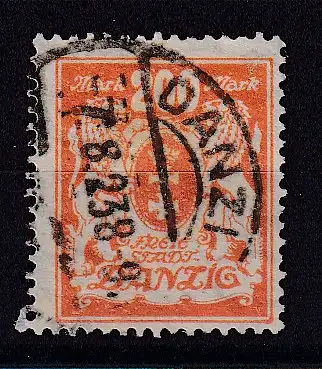 Freie Stadt Danzig  Nr 142 Gestempelt (Posten)