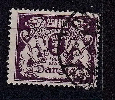 Freie Stadt Danzig  Nr 158 Gestempelt (Posten)