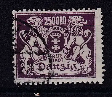 Freie Stadt Danzig  Nr 156 Gestempelt (Posten)
