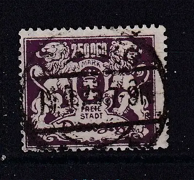 Freie Stadt Danzig  Nr 156 Gestempelt (Posten)