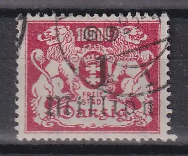 Freie Stadt Danzig  Nr 164 Gestempelt (Posten)