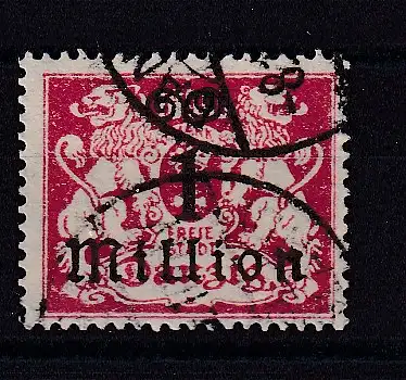 Freie Stadt Danzig  Nr 164 Gestempelt (Posten)