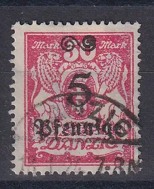 Freie Stadt Danzig  Nr 181 Gestempelt (Posten)