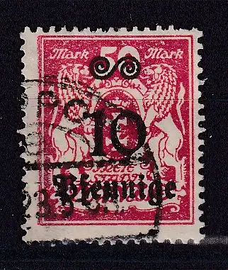 Freie Stadt Danzig  Nr 182 Gestempelt (Posten)