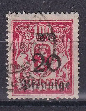 Freie Stadt Danzig  Nr 183 Gestempelt (Posten)