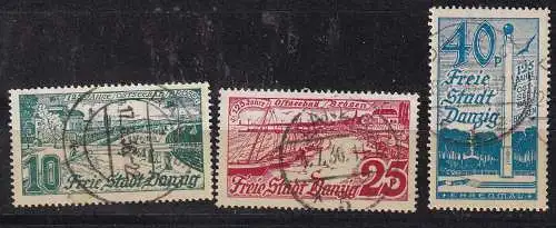 Freie Stadt Danzig  Nr 259/61 Gestempelt (Posten)
