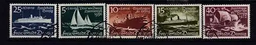 Freie Stadt Danzig  Nr 284/88 Gestempelt (Posten)