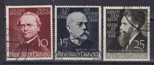 Freie Stadt Danzig  Nr 306/08 Gestempelt (Posten)