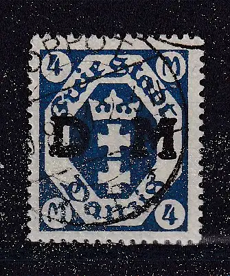 Freie Stadt Danzig Dienstmarken  Nr 29 Gestempelt (Posten)