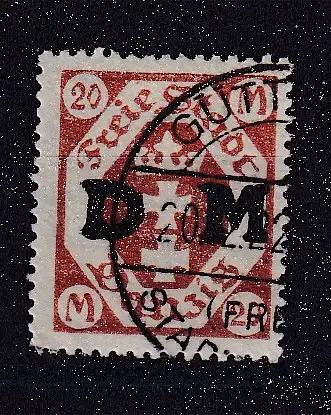 Freie Stadt Danzig Dienstmarken  Nr 32 Gestempelt (Posten)