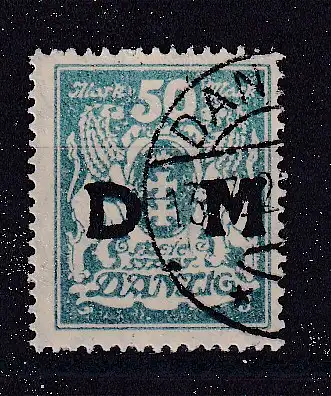 Freie Stadt Danzig Dienstmarken  Nr 36 Gestempelt (Posten)