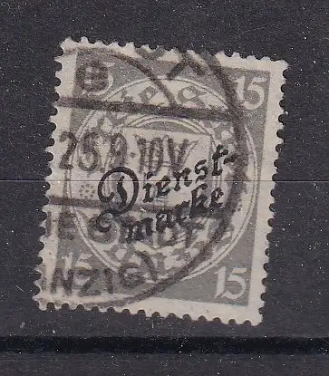 Freie Stadt Danzig Dienstmarken  Nr 43 Gestempelt (Posten)