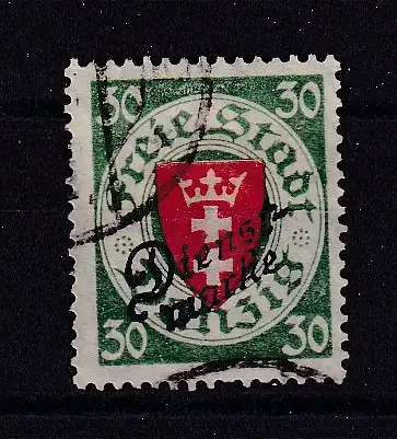 Freie Stadt Danzig Dienstmarken  Nr 47 Gestempelt (Posten)