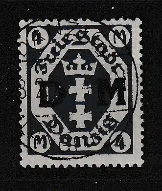 Freie Stadt Danzig Dienstmarken  Nr 20 Gestempelt (Posten)