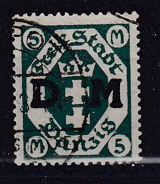 Freie Stadt Danzig Dienstmarken  Nr 24 Gestempelt (Posten)