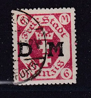 Freie Stadt Danzig Dienstmarken  Nr 26 Gestempelt (Posten)