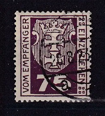Freie Stadt Danzig Portomarken  Nr 4 Gestempelt (Posten)