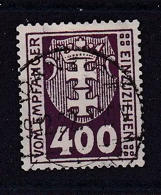 Freie Stadt Danzig Portomarken  Nr 11 Gestempelt (Posten)