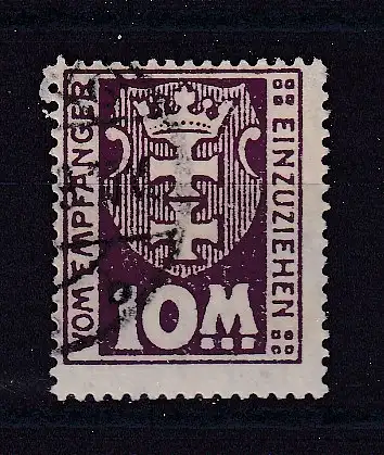 Freie Stadt Danzig Portomarken  Nr 21 Gestempelt (Posten)