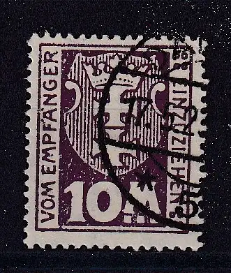 Freie Stadt Danzig Portomarken  Nr 21 Gestempelt (Posten)