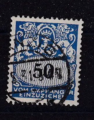 Freie Stadt Danzig Portomarken  Nr 35 Gestempelt (Posten)