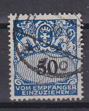 Freie Stadt Danzig Portomarken  Nr 35 Gestempelt (Posten)