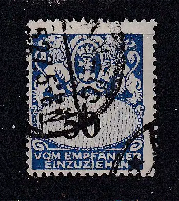 Freie Stadt Danzig Portomarken  Nr 35 Gestempelt (Posten)