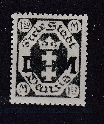 Freie Stadt Danzig Dienstmarken  Nr 22 Postfrisch / **