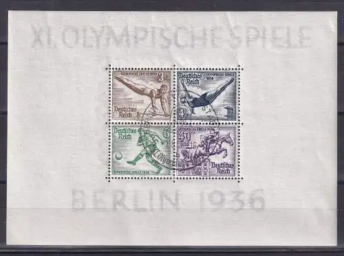 Deutsches Reich  Nr Block 5 Gestempelt (Posten)