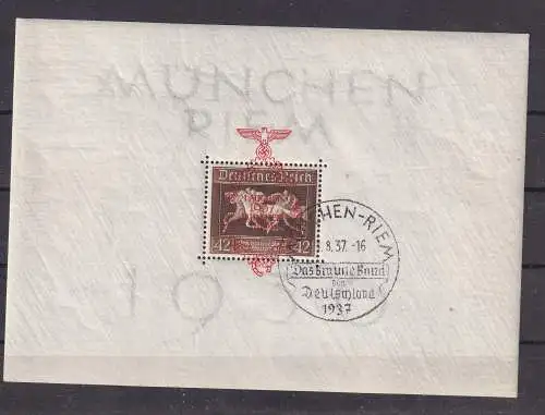 Deutsches Reich  Nr Block 10 Gestempelt (Posten)